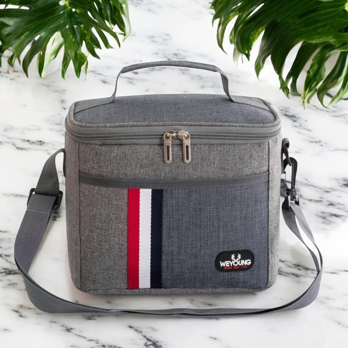 Sac lunch box isotherme gris
