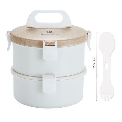 Bento Rond Blanc Compartiments | 1.8L - 3.6L