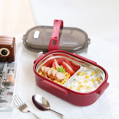 Bento Japonais Inox Rouge | 720ml